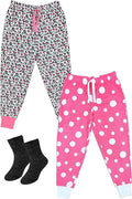 Girl's Micro Fleece Pajama Pants 2/3 Pack - Cozy Sleepwear for All Seasons