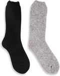 Hot Feet Women's 4 Pairs Heavy Thermal Socks - Thick Insulated Crew for Cold Winter Weather; Shoe Size 4-10.5