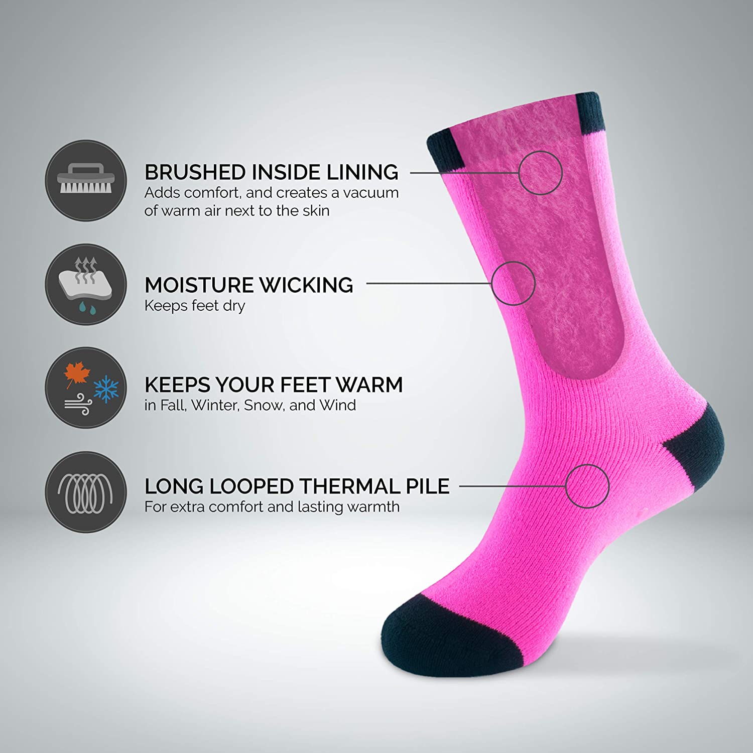 Warm Cotton Socks Mens