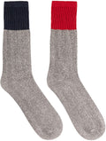 Hot Feet Outdoor Thermal Socks for Men, Reinforced Heel and Toe, Cotton, 8-Pack Crew Socks, Men’s Shoe Sizes 6 – 12.5