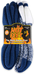 Hot Feet Toddler Girls 5pk Crew Thermal Socks w/Soft Thick