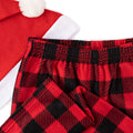Matching Family Plaid Buffalo Christmas Pajama Pants + Santa Hat Set